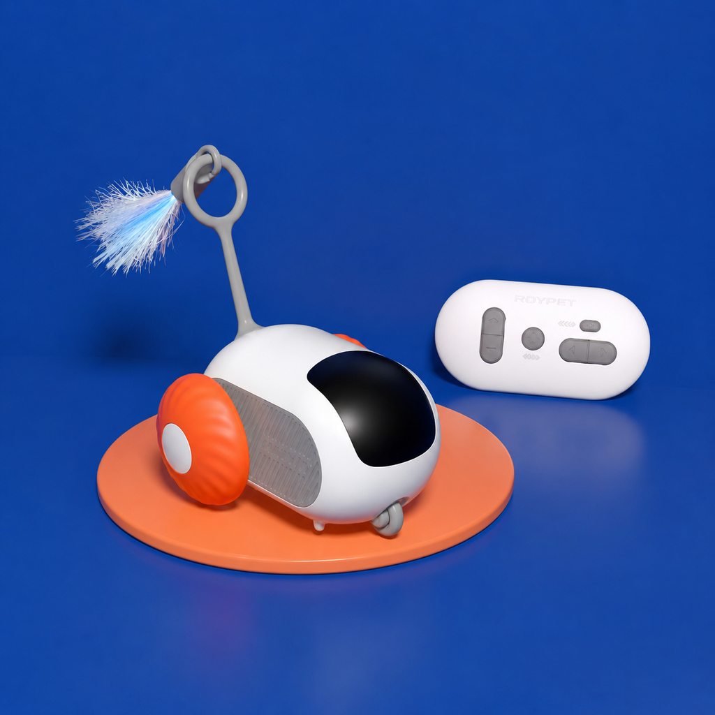 Le Bolide à Moustaches – Jouet interactif pour chat